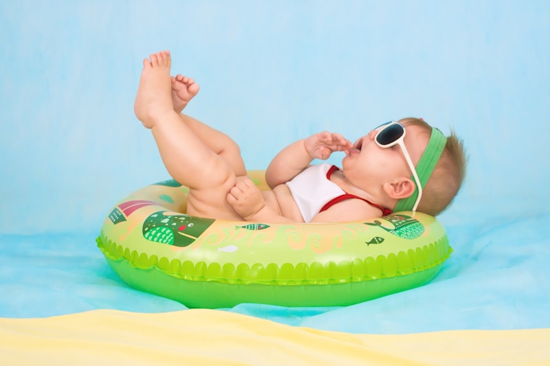 Smiling infant baby at KiddoGarden home daycare